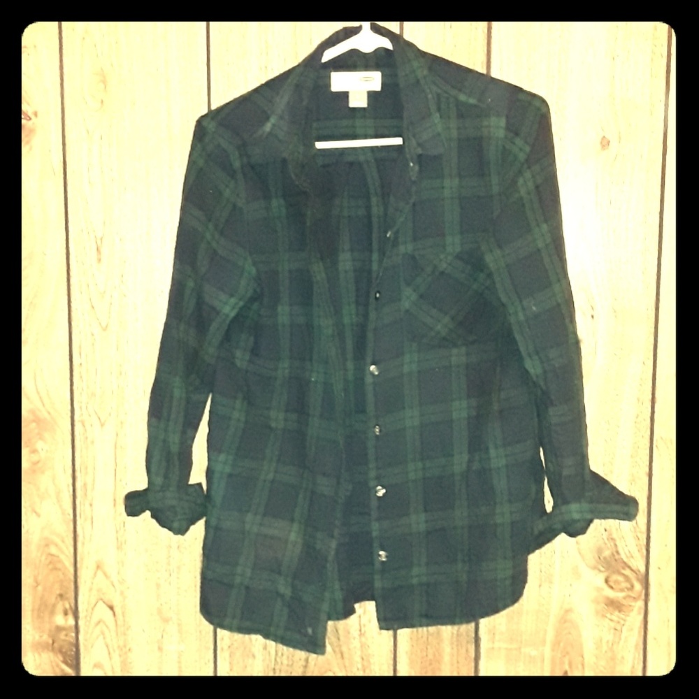 Flannel button up